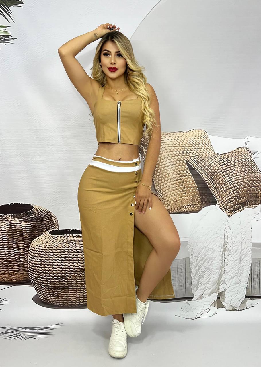 Conjunto Falda Y Blusa