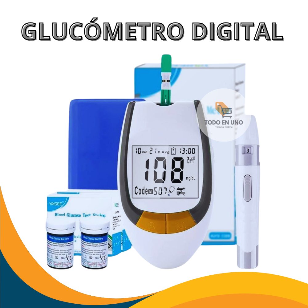 ▷ Element Kit Medidor de Glucosa Digital Multiusuario + 50 Tiras para Gl ©